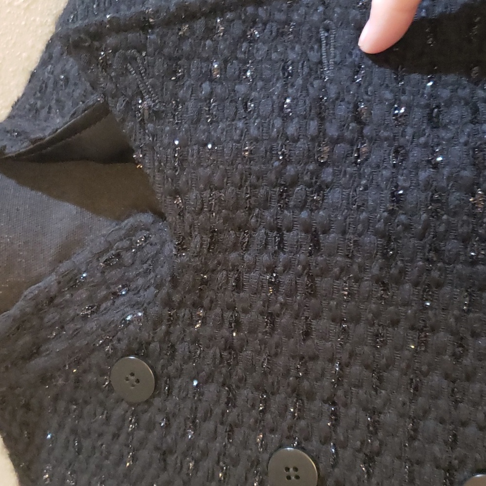 Armani Collezione Tweed Pattern Jacket Size 8 - Picture 3 of 8